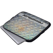 Heavy Duty Diamond Plate Steel Custom Graphic Laptopschutzhülle (Vorne Knopf)