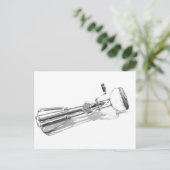 "Heavy Duty Egg Beater" Küche Wasserfarbe Postkarte (Stehend Vorderseite)