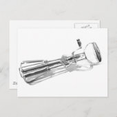 "Heavy Duty Egg Beater" Küche Wasserfarbe Postkarte (Vorne/Hinten)