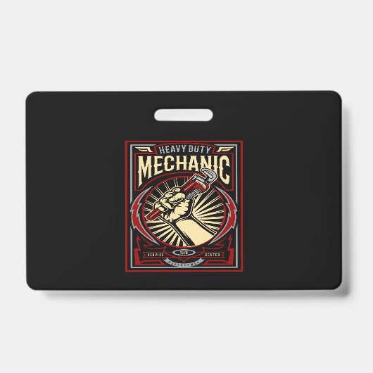 heavy duty mechanic ausweis (Front)