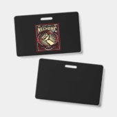 heavy duty mechanic ausweis (Front & Back)