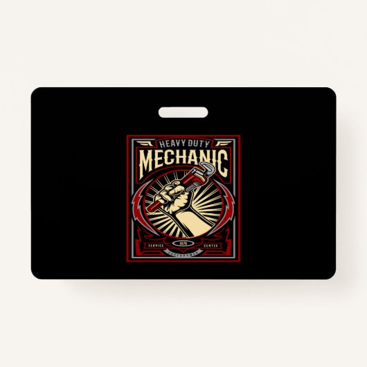 heavy duty mechanic ausweis (Vorderseite)