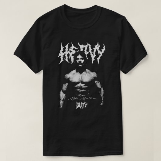 Heavy Duty Mike – Classic Bodybuilding Art T-Shirt (Design vorne)