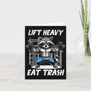 Heavy Eat Müll Gewichtheben Bodybuilding Gy Karte