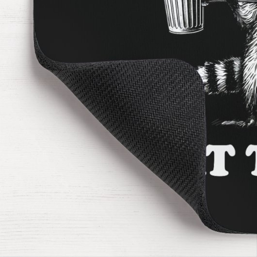 Heavy Eat Trash Gewicht Lifting Funny Workout Mousepad (Ecke)