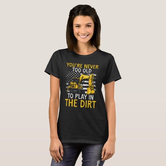 Heavy Equipment Operator Backhoe Operator Men 7 T-Shirt (Vorne ganz)