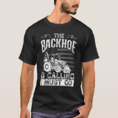 Heavy Equipment Operator Backhoe Operator Men T-Shirt (Vorderseite)