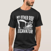 Heavy Equipment Operator  Excavator T-Shirt (Vorderseite)