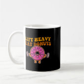 Heavy essen Donuts Funny Gym Lover Kaffeetasse (Links)