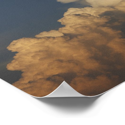 Heavy Gale Stormy Clouds Poster (Ecke)