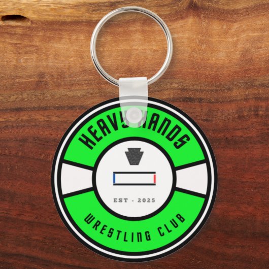 Heavy Hands Wrestling Club Classic Mug, 11 oz Schlüsselanhänger (Rückseite)