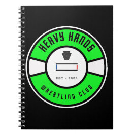 Heavy Hands Wrestling Club Journalbuch Notizblock