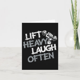 Heavy Lgh Hub Oft Weightlifter Bodybuilding B Karte