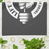 Heavy Lift Es gibt keinen Hack Geschirrtuch (Gefaltet)