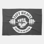 Heavy Lift Es gibt keinen Hack Geschirrtuch (Horizontal)