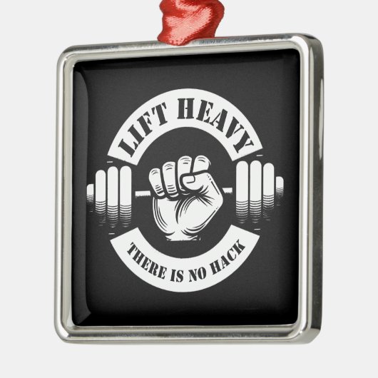 Heavy Lift Es gibt keinen Hack Ornament Aus Metall (Links)