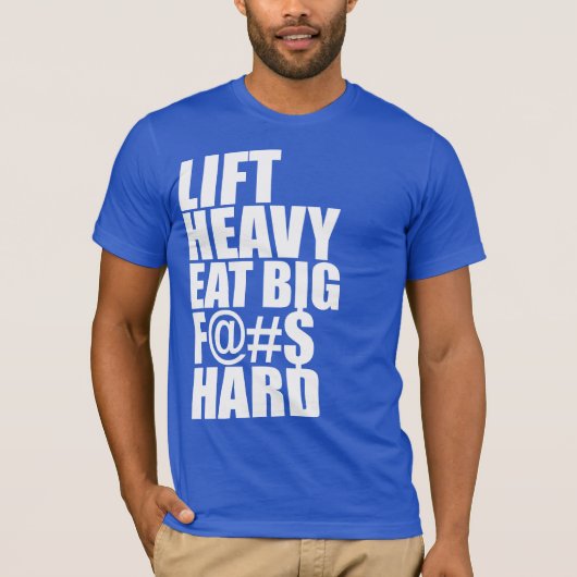 Heavy Lift, essen Big T-Shirt (Vorderseite)