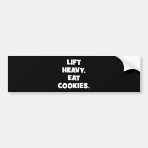 Heavy Lift, esst Cookies - Funny - Neuheit Workout Autoaufkleber
