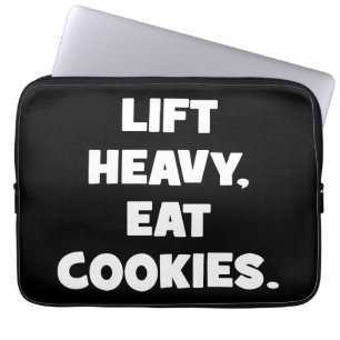 Heavy Lift, esst Cookies - Funny - Neuheit Workout Laptopschutzhülle