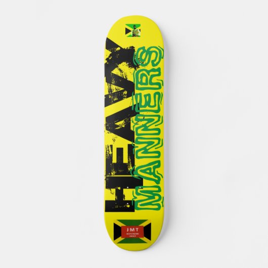 HEAVY MANNERS Skateboard (Vorderseite)
