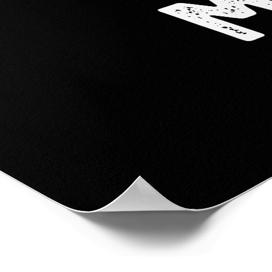 Heavy Meat al Funny Meat Steak Pun Dark BG Poster (Ecke)