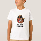 Heavy Meat al Funny Meat Steak Pun T-Shirt (Vorderseite)