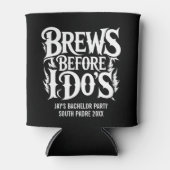 Heavy Metal Custom Bachelor Party Rock N' Roll Dosenkühler (Vorderseite)