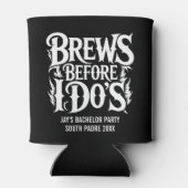 Heavy Metal Custom Bachelor Party Rock N' Roll Dosenkühler (Rückseite)