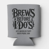 Heavy Metal Custom Bachelor Party Rock N' Roll Dosenkühler (Rückseite)