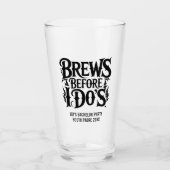 Heavy Metal Custom Bachelor Party Rock N' Roll Glas (Vorderseite)