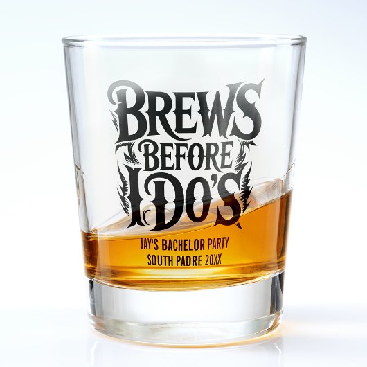 Heavy Metal Custom Bachelor Party Rock N' Roll Schnapsglas