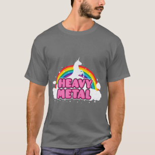 Heavy Metal Einhorn Freund T-Shirt