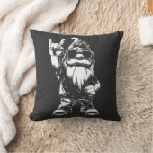 Heavy Metal Gartenzwerg – Rockstyle Kissen (Decke)