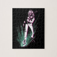 Heavy Metal Gitarre Player