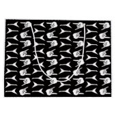 Heavy Metal Guitar Rock and Roll Große Geschenktüte (Rückseite)