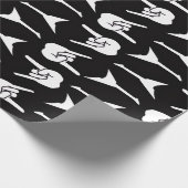 Heavy Metal Guitar Rockin' Geschenkpapier (Ecke)