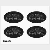 Heavy Metal Hearing Stickers (Blatt)