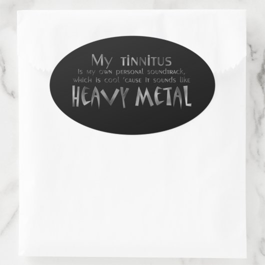 Heavy Metal Hearing Stickers (Tasche)