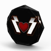 Heavy Metal Heart Fotoblock (Rechts)