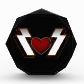 Heavy Metal Heart Fotoblock (Vorderseite)