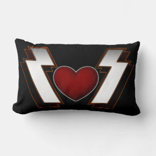 Heavy Metal Heart Lendenkissen
