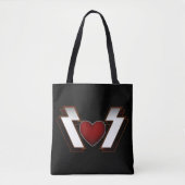Heavy Metal Heart Tasche (Vorderseite)