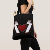 Heavy Metal Heart Tasche (Von Nahem)
