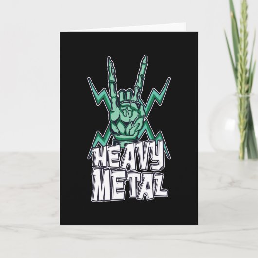 Heavy Metal Karte (Vorderseite)