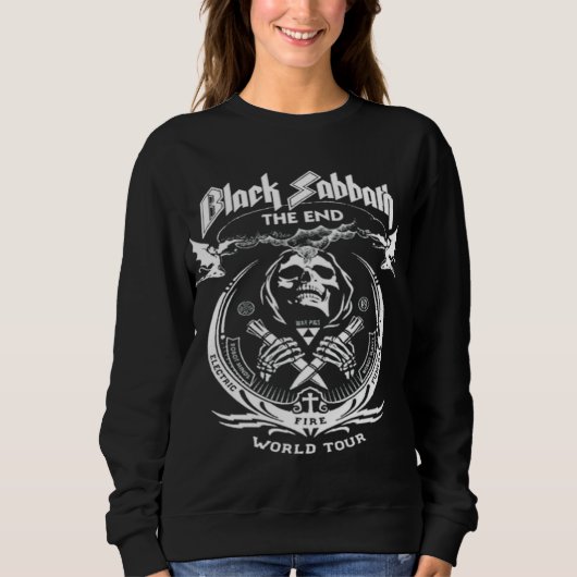 heavy metal mama | black sabbath sweatshirt (Vorderseite)