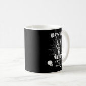 Heavy Metal Music is God's Apology Funny Pun Gift Kaffeetasse (VorderseiteRechts)