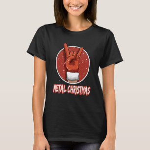 Heavy Metal Music Weihnachten T-Shirt