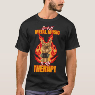 Heavy-Metal-Musik ist meine Therapie T-Shirt