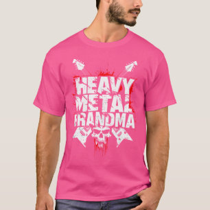 Heavy Metal Oma - Metalhead Funny Großmutter T-Shirt