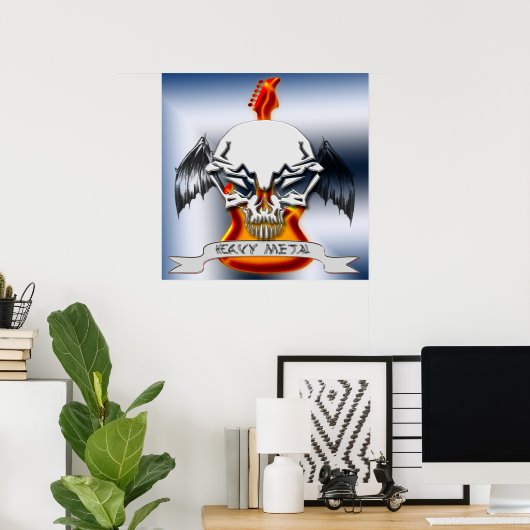 Heavy Metal Poster (Heimbüro)